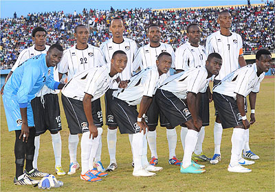 Members of the current APR FC squad. Times Sport / T. Kisambira.