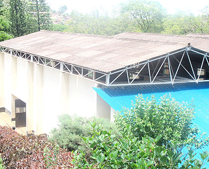 A rooftop of a building in Lycee de Kigali Secondary School with asbestos sheets. The New Times/ T. Kisambira.