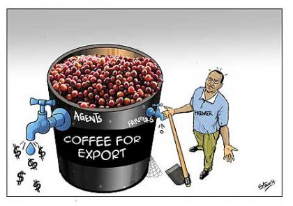 Rwanda earned $5.3m (Rwf3.6b) from coffee exports in November, down from $7.3m (Rwf4.9b) in October, statistics from the National Agricultural Export Board indicate. 