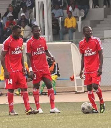 Espoir's most senior players, left to right; Said Abed Makasi, Aimable Rucogoza and Elias Ntaganda. Times Sport/ File.