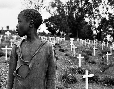 Genocide left so many orphans. Rwandans have vowed never again to genocide. Net photo. 