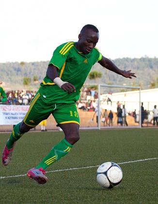 AS Kigali skipper Jimmy Mbaraga has recovered in time to lead the team on it's return to the continental scene for the first time since 2002. Saturday Sport/ T. Kisambira.