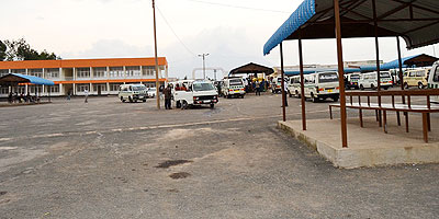 Musanze taxi park, constructed at Rwf1.5 billion, was opened on Friday and is expected to ease operations of commuter operators. Jean du2019Amour Mbonyinshuti. 