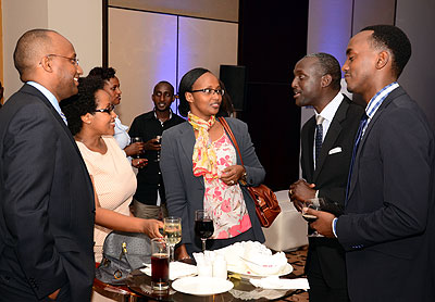 Some of the Rwandan investors present at the launch of the company.