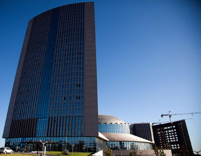 The AU Headquarters in Addis-Ababa, Ethiopia. The project was funded by China. Courtesy photo.