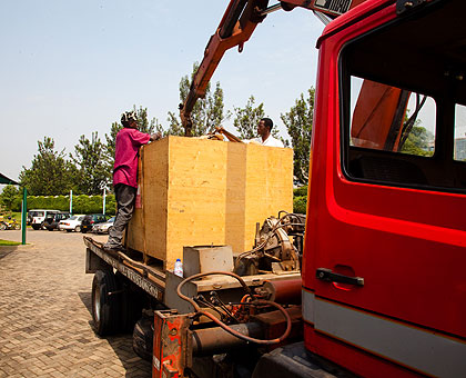 The demarcation equipment is a boost to the border demarcation exercise. Timothy Kisambira