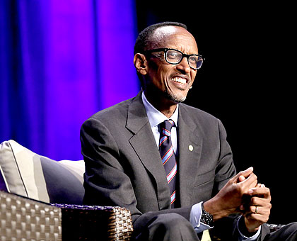 President Kagame speaks at the Wisdom 2.0 Conference in California, United States on Friday. Village Urugwiro