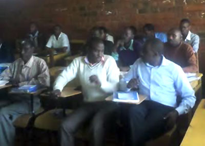 Teachers attending the workshop at Essa Nyarugunga. /Pontian Kabeera