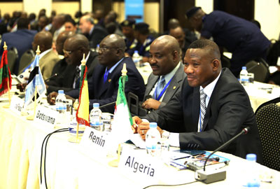 A cross section of delegates at the just-concluded third International Association of Chiefs of Police, sub-Saharan Africa executive policing conference in Kigali. Village Urugwiro.