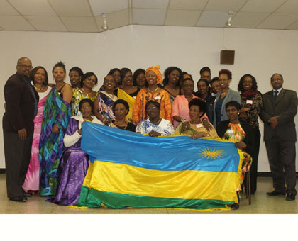 Some of the participants at the workshop in Canada. Louise Umutoni.  