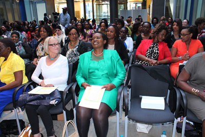 Participants at the belated Women's Day celebrations organised by the Rwanda Sisterhood Association in the UK last week. Courtesy