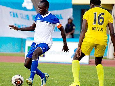 Cedric Amissi (L) seen here  in action during a league match against Mukura. (File)