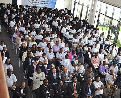 Some of the people who attended commemoration in Arusha. (Courtesy)