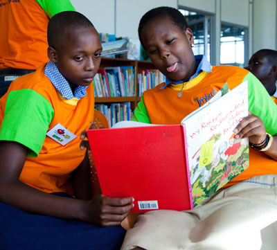 students who need additional practice on reading skills can work with more written pieces. /Timothy Kisambira 