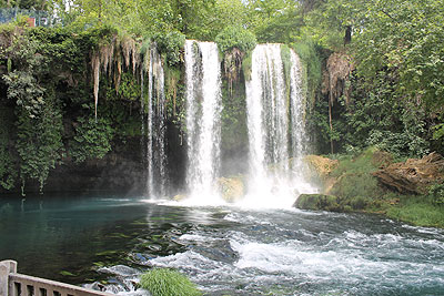  A waterfall in Antalya