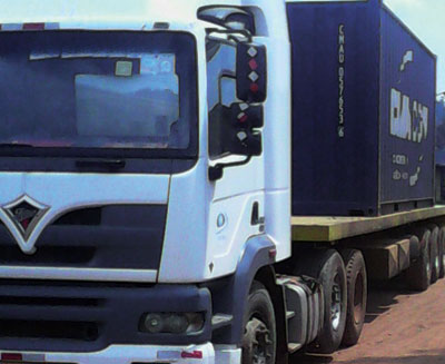 A Tanzanian-registered truck in the Industrial Area. Traders want government to give local industries more support.  