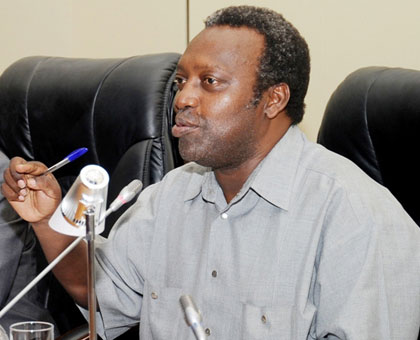 Public Accounts Commitee chairman Juvenal Nkusi during a meeting. J.Mbanda