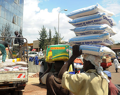 Business in downtown Kigali. RRA says it is working hard to address tax issues affecting the business community. T.Kisambira.