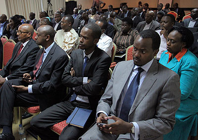 Some senior members of the civil service during a training workshop last month. John Mbanda.