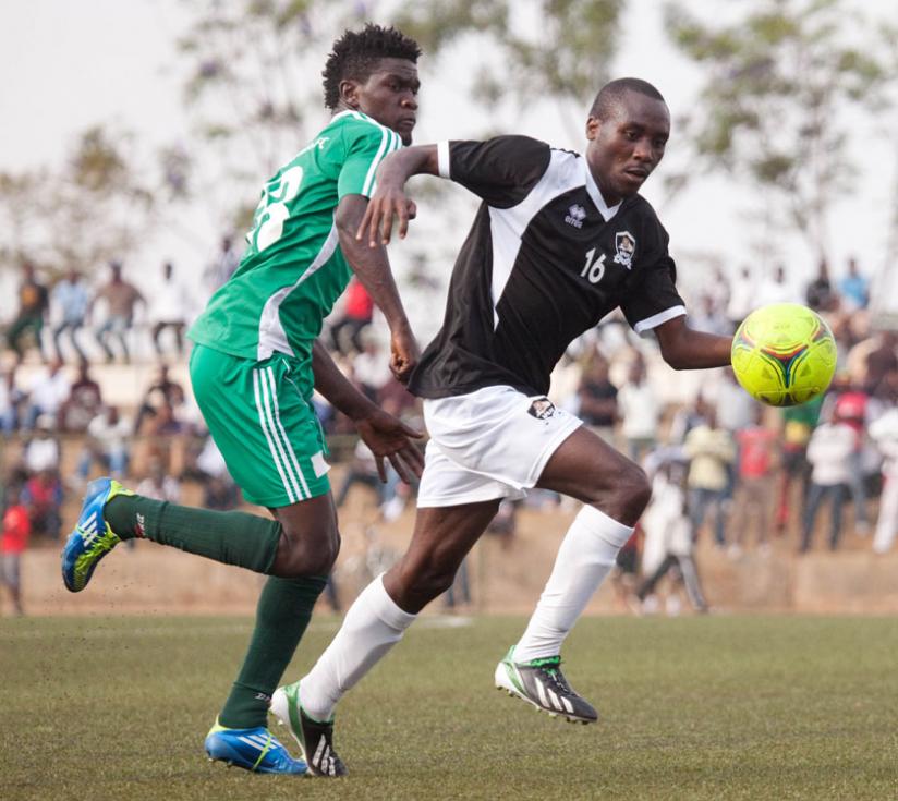 Tumaine Ntamuhanga, right, was a starter for APR before he suffered back to back injuries at the end of last year. (T. Kisambira)