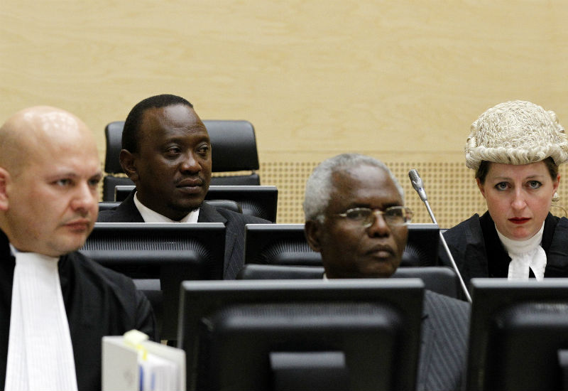 Uhuru Kenyatta was the first head of state to appear before the court, after he was charged in 2012. 