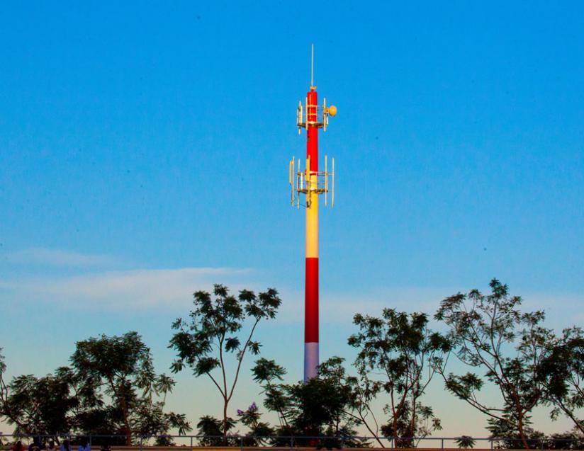 The New mast of 4G in Nyamirambo. rn(Timothy Kisambira)