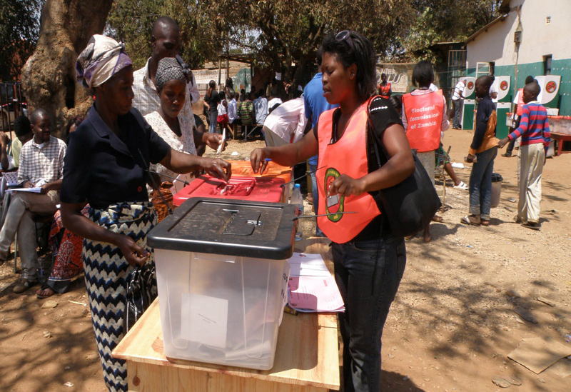 Zambians are voting for a new president today.  