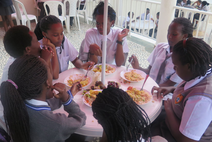 Learners must get used to eating school food although it may not be the best sometimes. (Solomon Asaba)