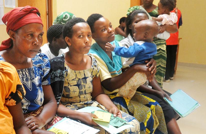 Citizens seek medical services using Mutuelle insurance at Gashora Health Centre in Bugesera District in 2012. (File)