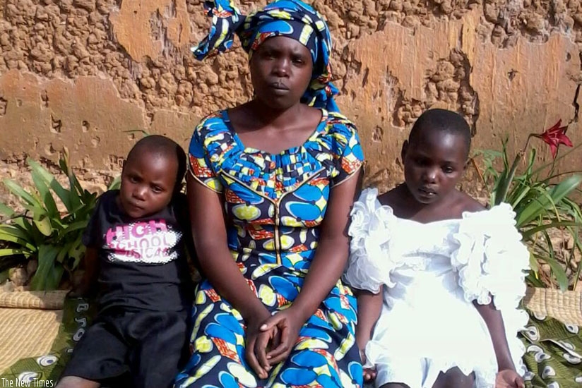 Dushimirimana with her children. (Courtesy)