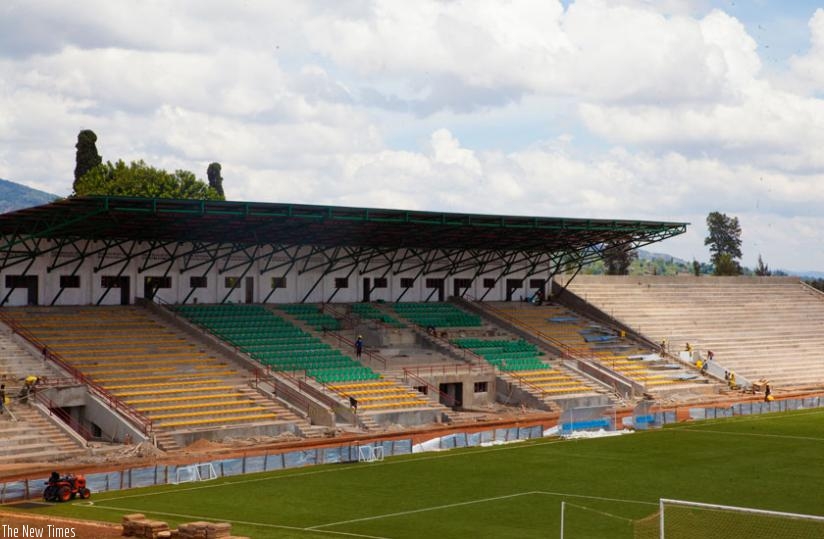 Huye Stadium was refurbished last year. The stadium is one of the venues that will be inspected by a CAF delegation this month. (Timothy Kisambira)