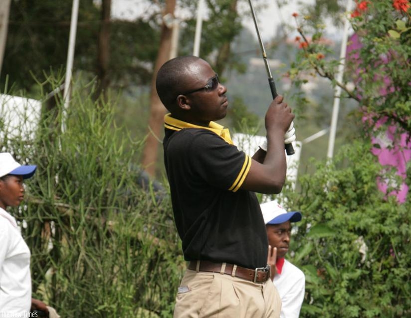 Jean Baptiste Hakizimana, seen here in a previous event, is fresh from winning the Kabale Open over the weekend. (File)