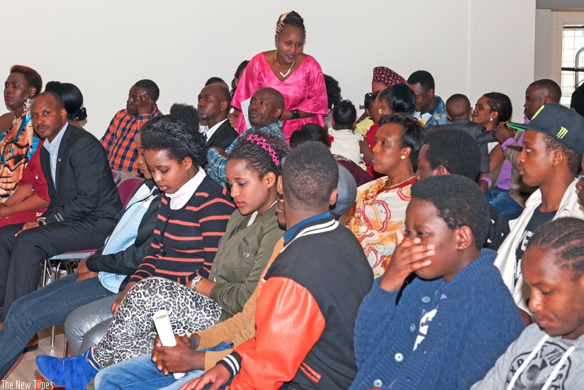 Rwandans and friends of Rwanda in Denmark attend the Kwibuka21 event last weekend. (Courtesy)