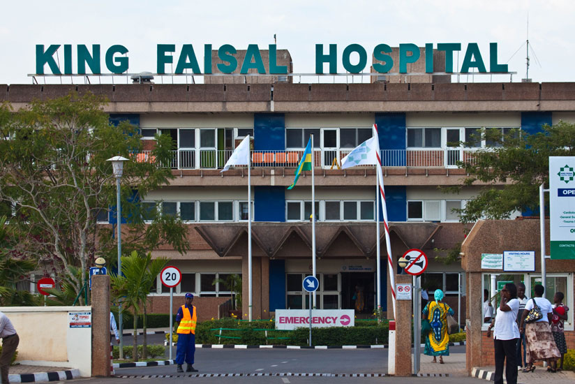 The front view of King Faisal Hospital. (Timothy Kisambira)