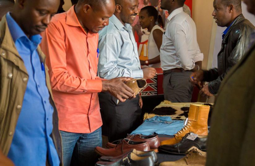 SMEs exhibition at Lemigo Hotel yesterday. (Doreen Umutesi)