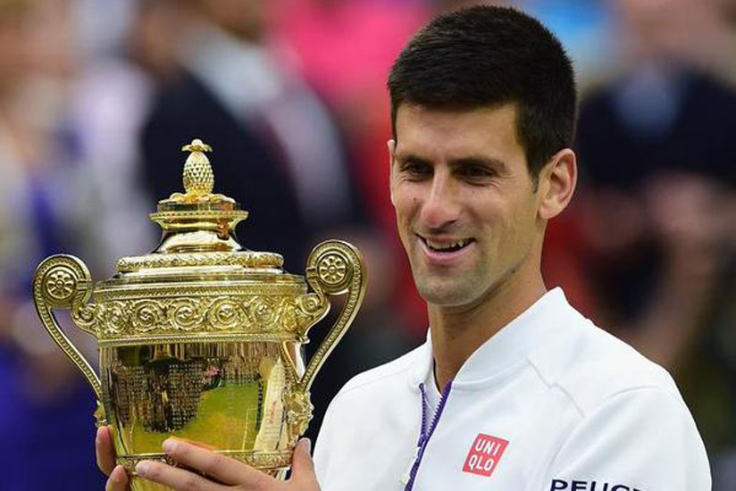 Djokovic won his third Wimbledon trophy