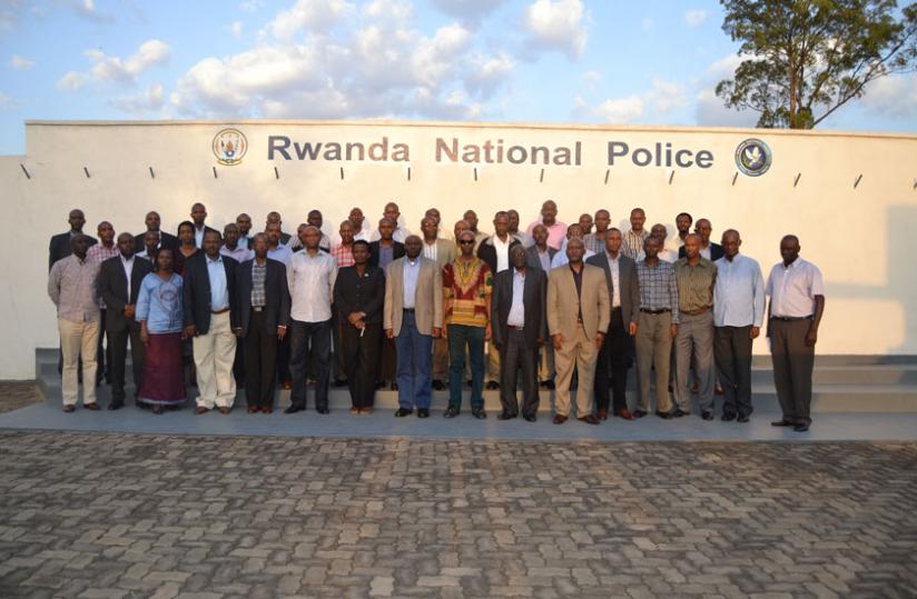 Participants in a group picture after the retreat. (Courtesy)