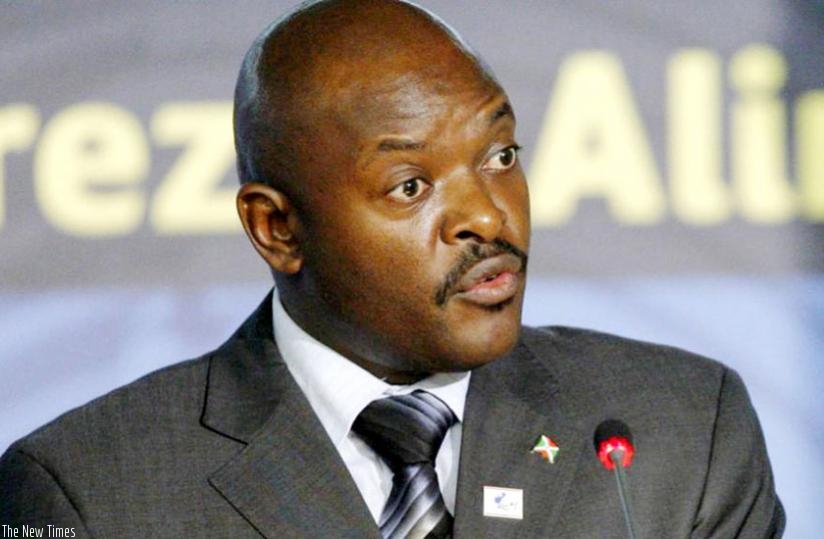 Nkurunziza cast his vote yesterday. (Net photo)