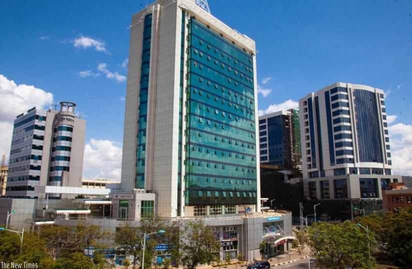 Pension Plaza in Kigali. RSSB is considering selling upcountry plazas. (Timothy Kisambira)