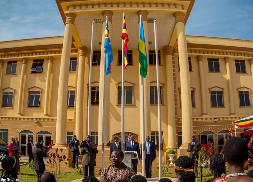 The front view of the multi-million facility located in Kacyiru.