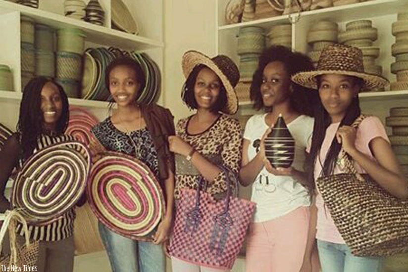 Models showcase some African items one can shop as gifts. (Dennis Agaba)