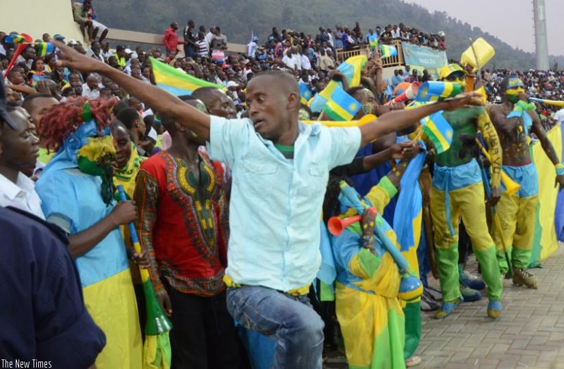 Amavubi fans. Tickets are available for the fans around the country. (File)