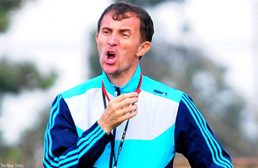 Uganda Cranes coach Micho. (Net photo)