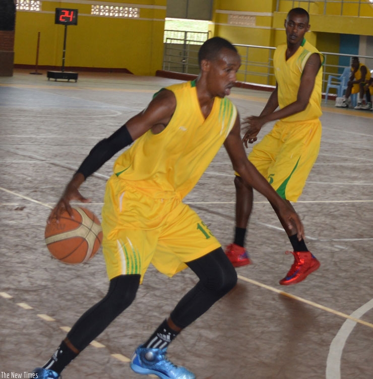 IPRC-South captain Benvenue Niyonsaba has been in top form for the varsity side. IPRC-South take on Espoir today at Amahoro indoor stadium. (Sam Niyonziza)