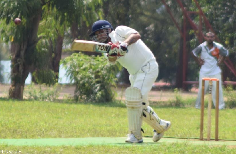 Heren Kapadia scored 38 runs in 34 balls as Indorwa beat KCC yesterday at the Kicukiro cricket ground. (P. Kabeera)