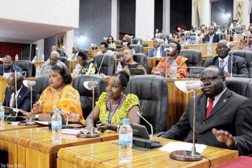 EALA members in a session in Kigali (File)