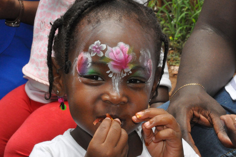 One of the children during the Family Day event in Pretoria. (Courtesy)