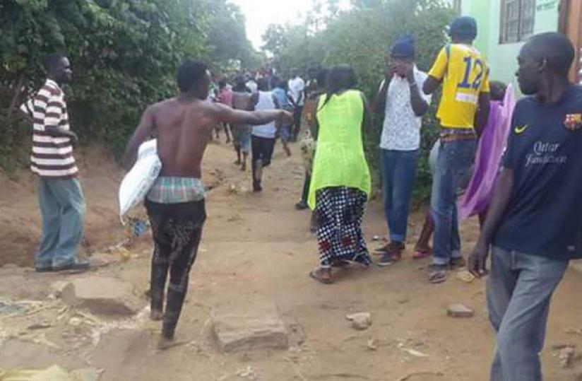 The looting is targeting foreigners running shops in Lusaka. (Net photo)