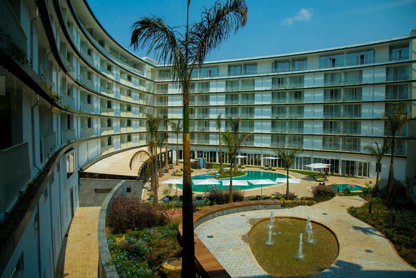 The Kigali Convention Centre that was inaugurated yesterday. (Timothy Kisambira)