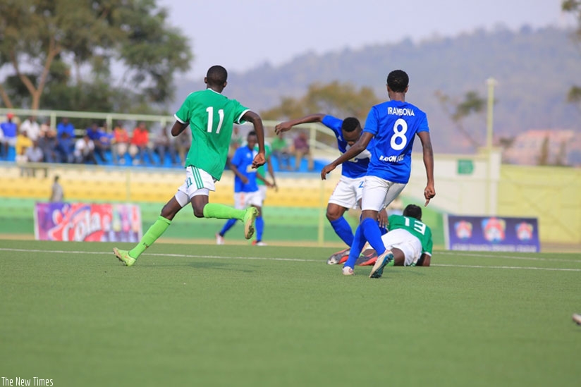 Going into the remaining two matches against Espoir and Musanze FC, Rayon Sports are all but guaranteed to finish in second spot. (Courtesy)